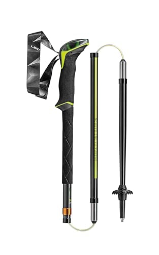 LEKI Sherpa FX.One Carbon Collapsible Lightweight Trekking Poles for Backcountry Skiing, Hiking, & Mountaineering