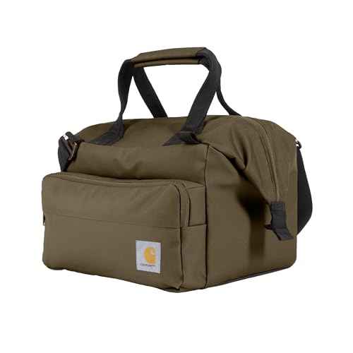 Carhartt Thick Foam Fully Insulated Cold Front Coolers, Premium Ice Retention, Durable Water Resistant Material W/Front Zippered Pocket