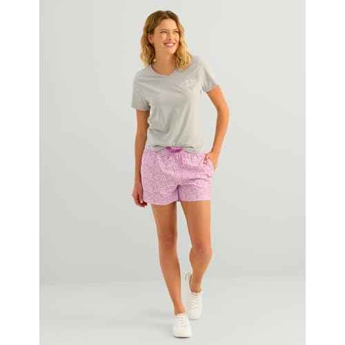 HUK Women's Pursuit Printed Volley, Quick-Dry Fishing Shorts