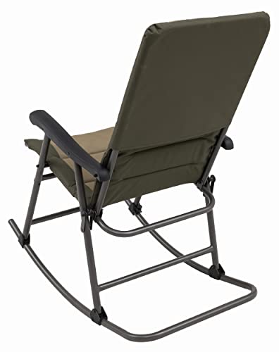 ALPS Mountaineering Outdoor Rocking Chair - Durable Folding Beach and Camp Chair with Comfortable Cushioned Polyester Fabr...