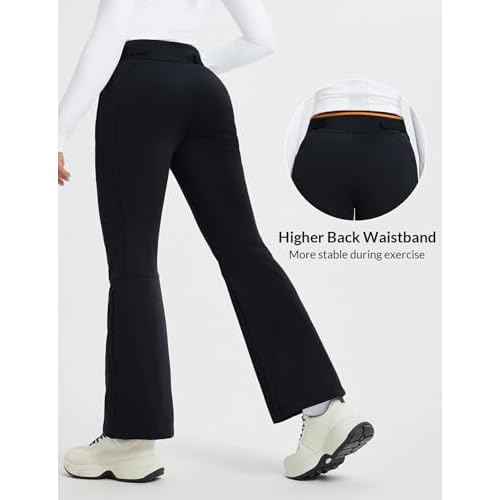baleaf Women's Snow Pants Insulated Waterproof Slim Ski Pants Snowboard Winter Cold Weather Gear