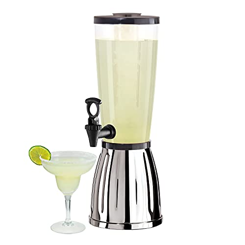 OGGI Beverage Dispenser - 3-quart / 6-Pints, Perfect for Parties, Use as Alcohol, Water, Lemonade Dispenser & More