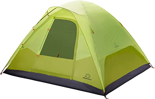 Mountain Summit Gear Campside Dome Tent, 3/4/6-Person Camping Tent, Camping Gear for The Outdoors, Backpacking Tents for C...