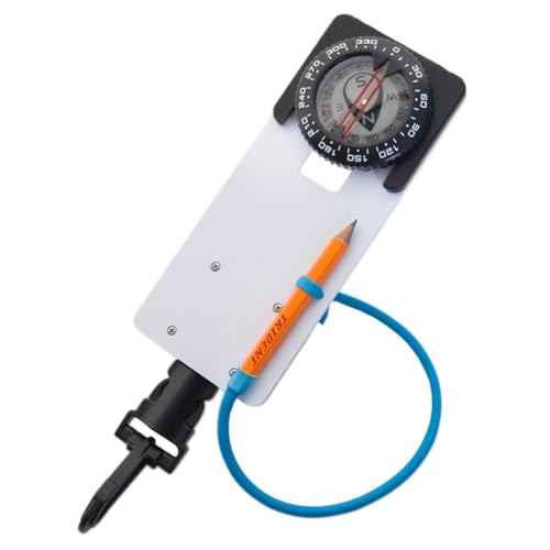 Trident Diving Slate with Retractor and Compass