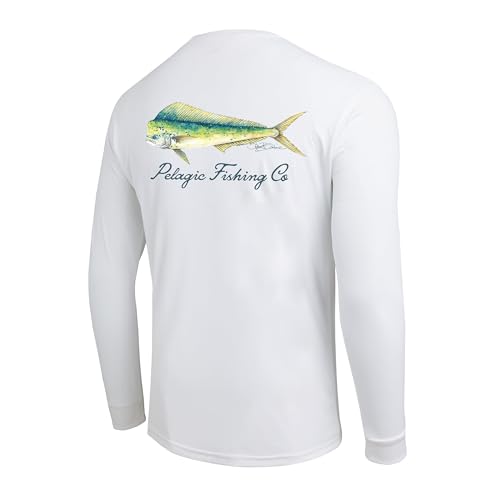PELAGIC Apparel Men's Aquatek Goione Mahi Fishing Shirt