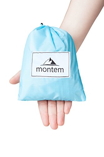 Montem Premium Pocket Blanket/Compact Picnic, Beach, Outdoor, Camping Blanket Made from Premium Soft and Lightweight Water...