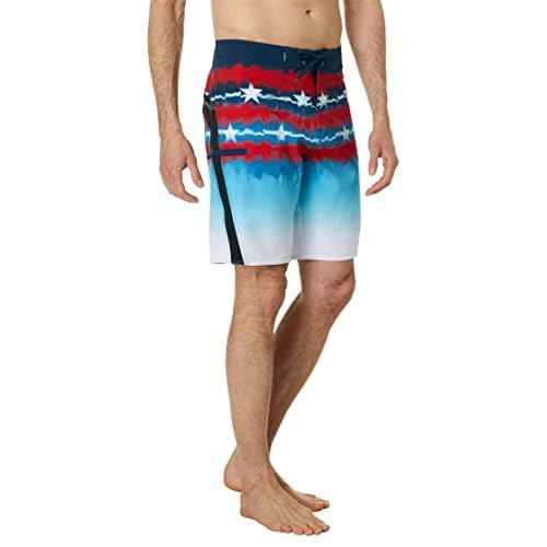 O'NEILL Men's 20 Inch S-Seam Boardshorts - Water Resistant Swim Trunks for Men with Quick Dry Stretch Fabric and Pockets