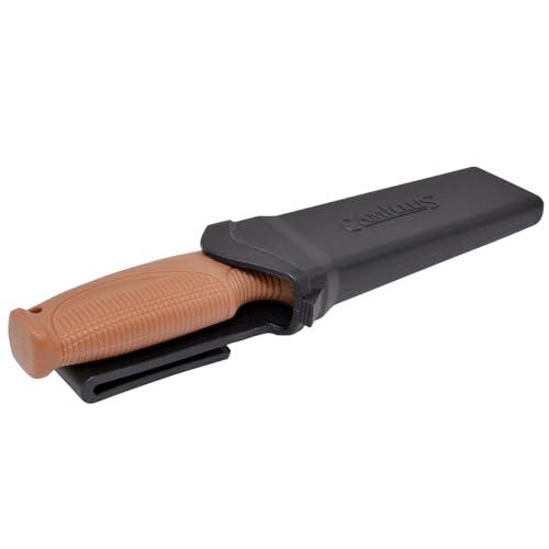 Camillus Swedge 8.75" Brown Cleaver Blade Durable Corrosion-Resistant 420 Stainless Steel Outdoor Tactical Full Tang Fixed...