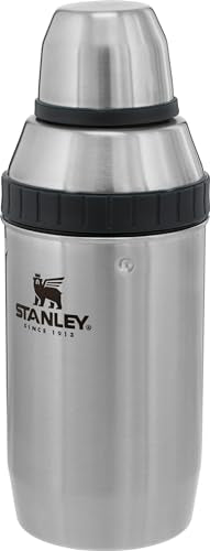 Stanley Happy Hour Cocktail Shaker Set 20 oz | Bartender Kit for Camping and Travel | Cocktail Drink Mixing Set with 2 Cup...