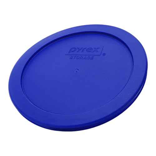 Pyrex 7201-PC 4 Cup (2) Cadet Blue, (2) Purple, & (2) Edamame Green BPA-Free Plastic Lids, Made in USA