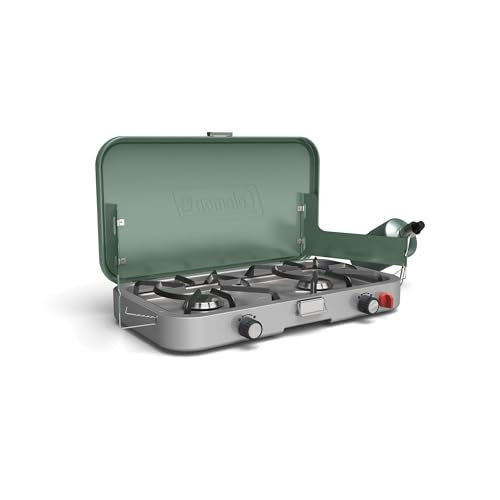 Coleman Cascade Camping Stove Collection – Portable Cooktops with up to 28,000 BTUs & Matchless Lighting, 1/2/3-Burner Opt...