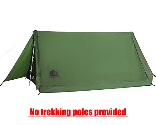2-Person Trekking Pole Tent for Backpacking - Ultralight A-Frame Backpacking Tent, Two Person Waterproof Hiking Tent for C...