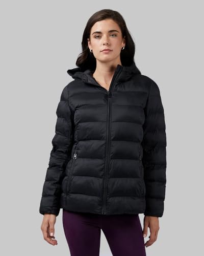 32 Degrees Heat Women’s Lightweight Packable Hooded Jacket – Water Resistant Travel Puffer