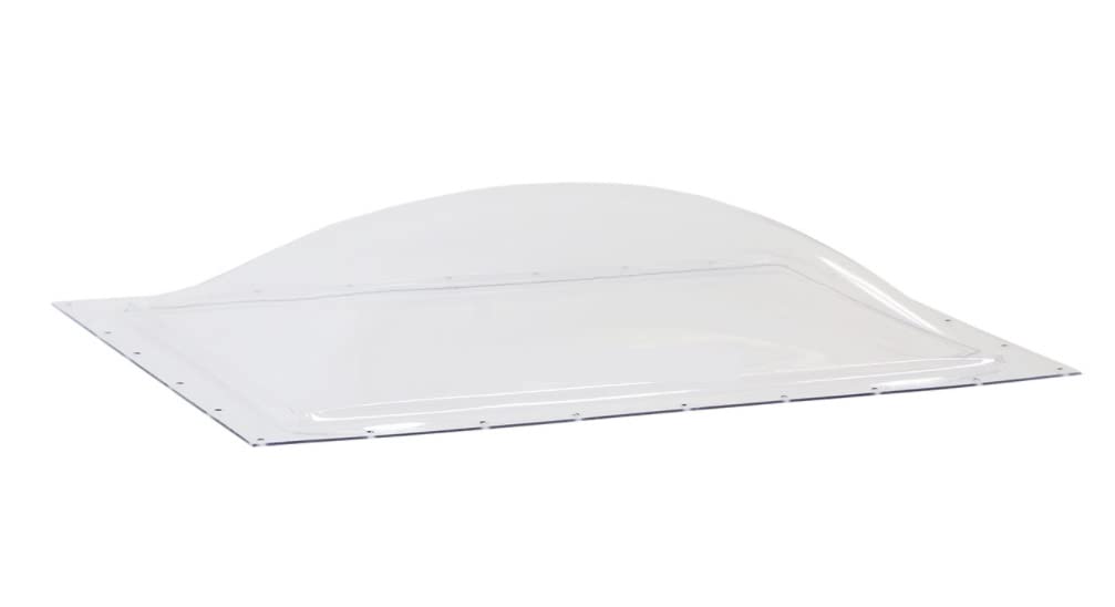 SCT RV Skylight Outer Dome, Clear - 14" x 22", Flange 17" x 25"