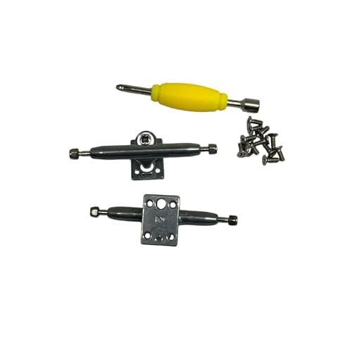 Pro Fingerboard Trucks 29/32/34/36mm G4 -Raw Metal Color-Inverted Kingpin with Hardware (34mm)