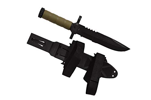 12.75" Tactical Survival Hunting Fixed Blade for Practical Use Durable Knife Bowie w Sheath