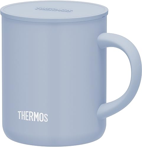 THERMOS JDG-352C ASB Stainless Steel Vacuum Insulated Mug, 11.8 fl oz (350 ml), Ash Blue