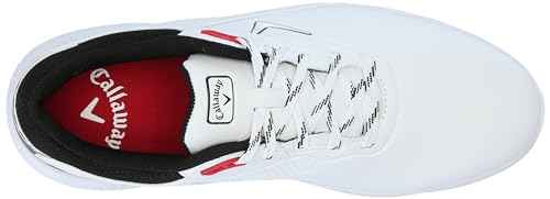 Callaway Men's Solana TRX v3 Golf Shoe, 15 D, White/Black