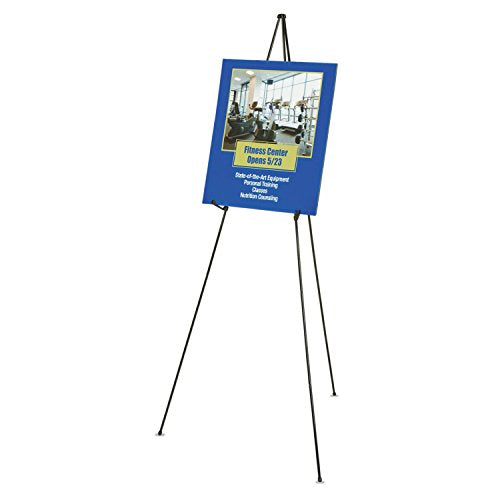 Quartet Easel Stand, Collapsible, Portable Display Stand for Home School Supplies, Home Office Supply Tripod for Posters, ...