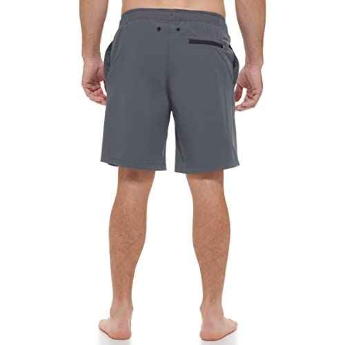Calvin Klein Men's Standard Uv Protected Quick Dry Elastic Wasitband Swim Trunk