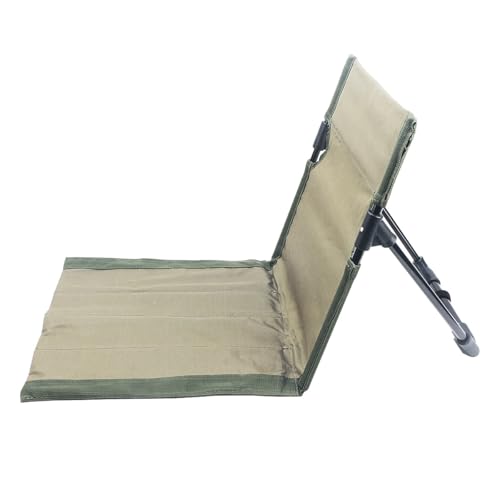 Nyeullcy Outdoor Camping Backrest,Lightweight Foldable Chair,Park Leisure backrest,Beach Portable Single Lazy Chair,Alumin...