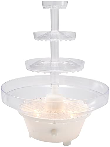 DecoPac 3-Tier Wedding Fountain Wedding Cake Decoration, Beautiful Water Fountain With Light Base, Easy To Set Up, Multicolor