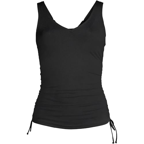 Lands' End Chlorine Resistant Underwire Tankini Swimsuit Top