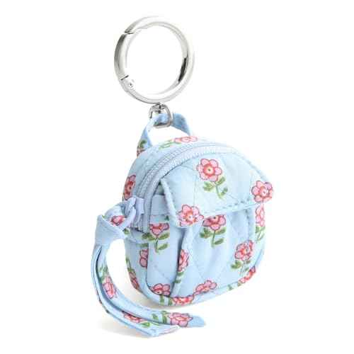 Vera Bradley Premium Cotton Original Backpack Bag Charm, Daffodil Ditsy, One Size