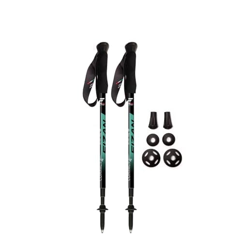 Fizan Compact 4 Trekking Poles – 6.0 oz Ultralight, Backpacking, Thru Hiking Poles, Adjustable, Collapsible, Customized Fi...