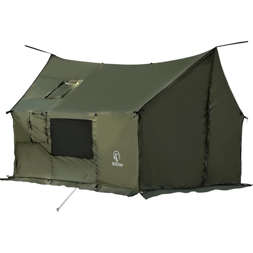 REDCAMP Large Hammock Hot Tent with Stove Jack, Waterproof & Windproof Winter Wall Tent with Snow Skirt, Ultralight 4 Seas...
