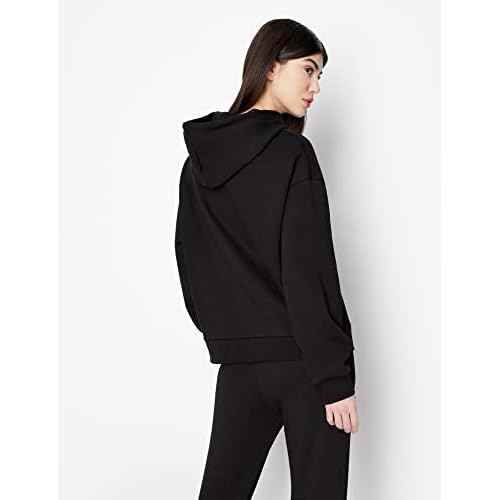 Armani Exchange womens Icon Project Hooded Sweatshirt