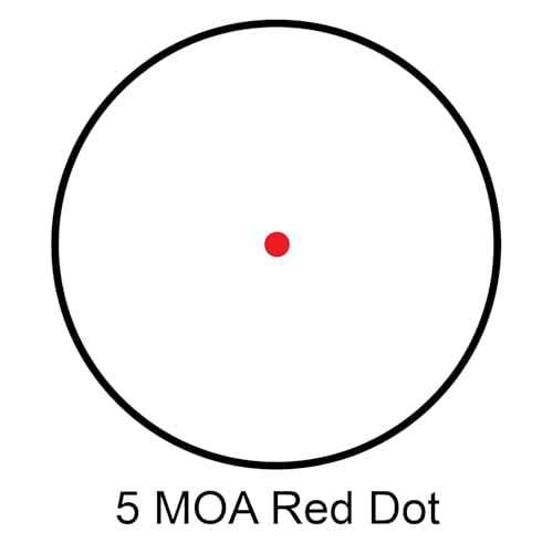 Barska 30mm Red Dot Sight ? 1x Magnification, 5 MOA Reticle, Adjustable Brightness, Unlimited Eye Relief, Weaver Mount ? for Rifles, Handguns, Shotguns & Bows