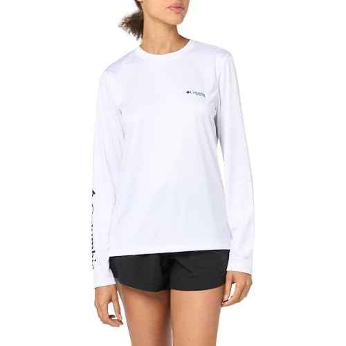 Columbia Women's Tidal Tee PFG Fish Star Long Sleeve