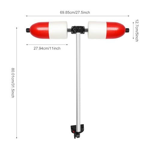 YIYIBYUS Kayak Outrigger Stabilizer Kit,Marine Boat Kayak Canoe PVC Inflatable Stabilizer PVC Inflatable Kayak Outrigger, ...