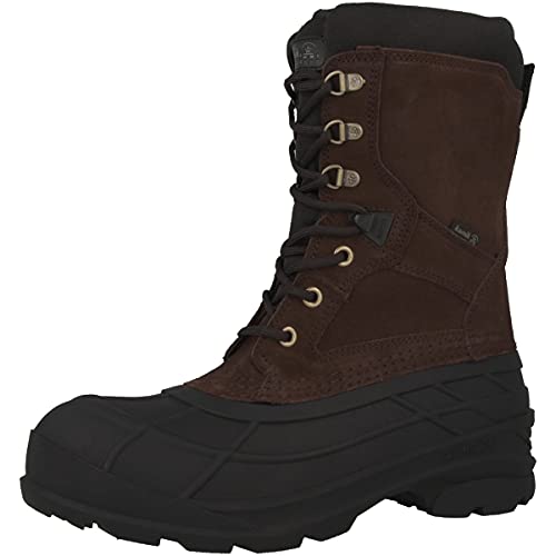 Kamik Nation Plus Snow Boot - Waterproof Boots for Men - 8mm Liner - Traction Outsole & Winter Shoes - Insulated Work Boot...
