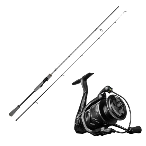 Spinning Fishing Combo - 8' Pioneer Series Fishing Rod and Size 3000 M1 Spinning Reel