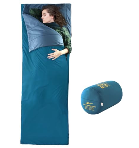 Litume Compact Sleeping Bag 68°F-50°F 1.6lbs, Combinable Lightweight Portable Packable sleep sacks for Adults for Backpack...