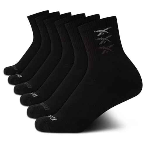 Reebok Women's Socks - Cushion High Quarter Cut Socks (6 Pack)