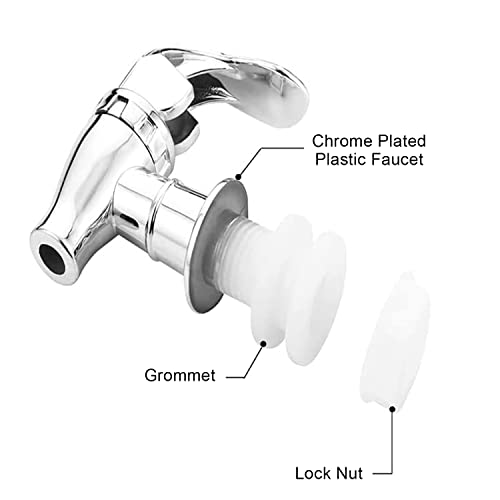 Spigot for Beverage Dispenser, 2 Pack Drink Dispenser Spigot Replacement Beverage Dispenser Spout Drink Spigot Water Dispe...