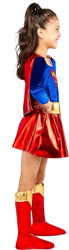 Rubies Super DC Heroes Supergirl Child's Costume Small (Size 4-6) (for 3-4 Years) for themed parties and Halloween