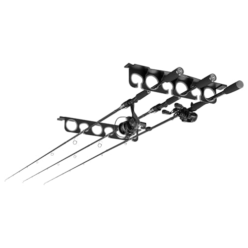 KastKing SafeGuard Fishing Rod Holder for Garage, Wall or Ceiling Mounted Fishing Rod Rack Storage Organizer, Fishing Pole...