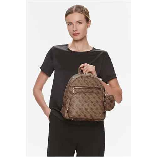 GUESS Power Play Tech Backpack, Latte Logo