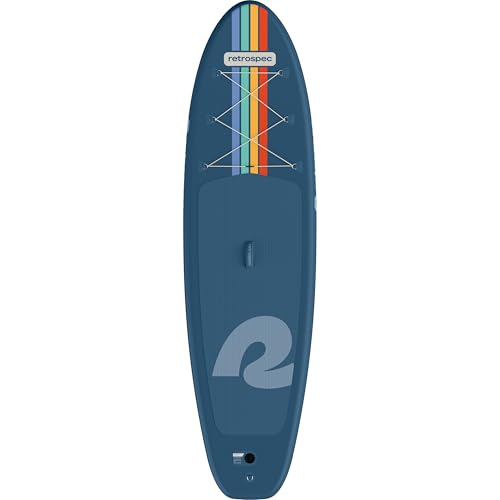 Retrospec Weekender Inflatable Stand Up Paddle Board Includes Paddle, Pump, Travel Bag and Accessories 10’6” Lightweight I...