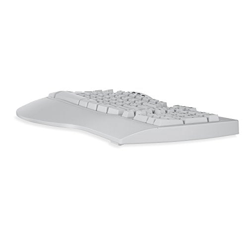 Perixx PERIBOARD-512W Periboard-512 Ergonomic Split Keyboard - Natural Ergonomic Design - White - Bulky Size 19.09"X9.29"X...