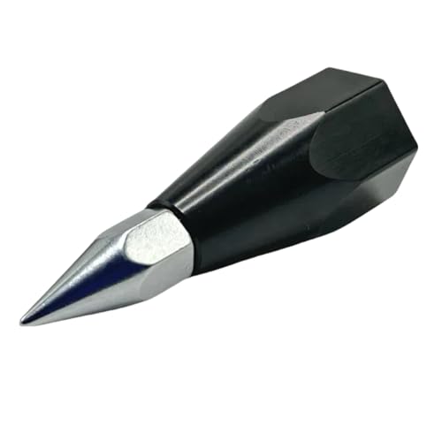 2 Pack Prism Pole Tip Replaceable Sharp - Pointed Surveying Pole Tip - 5/8 Female Thread - Fits GPS Carbon Fiber Pole, Cen...
