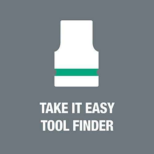 8740 B HF 1 Bit sock set 3/8" drv with holding function