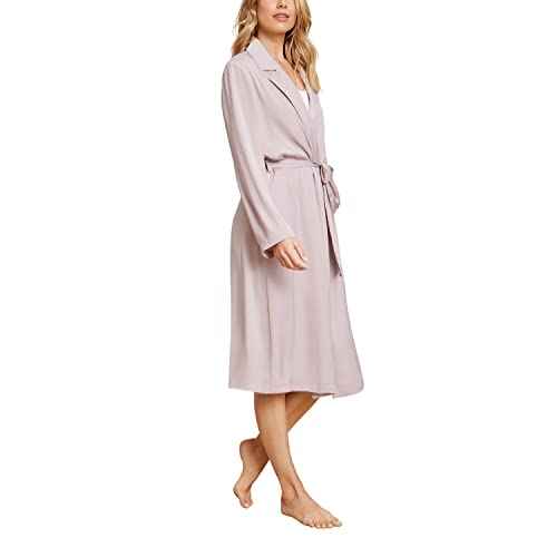 Barefoot Dreams Washed Satin Notch Collar Robe