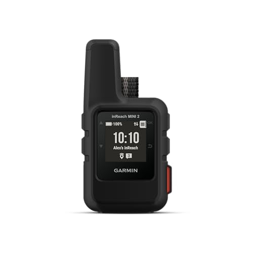 Garmin inReach Mini 2 Compact Satellite Communicator, Lightweight Rugged Design, Portable Handheld GPS for Hiking, Text Me...