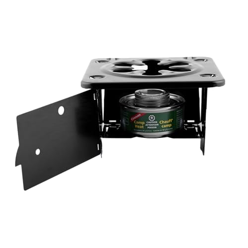 Coghlan’s Portable Folding Camp Stove – Compact, Lightweight Steel Cooking Stove for Camping, Backpacking, Hiking, or Emer...