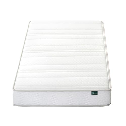 ZINUS 6 Inch Foam and Spring Hybrid Mattress [New Version], Twin, Medium Firmness, Durable Support, Certified Safe Foams & Fabric, Mattress in A Box